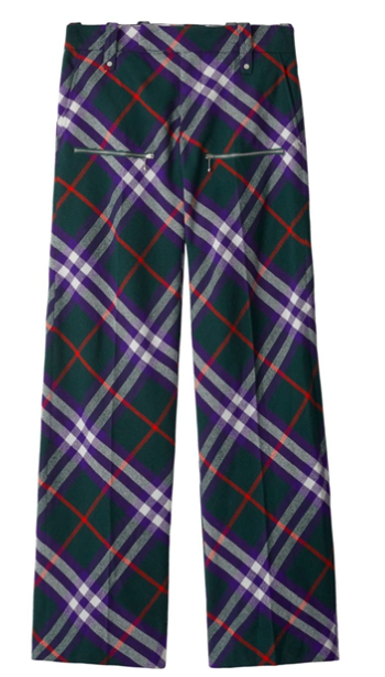  버버리 스트레이트 팬츠 8079159 B8000 Vine deep royal ip c - BURBERRY