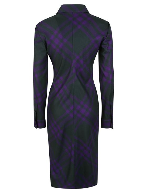  버버리 미디 원피스 8076743 B7984 Deep royal ip check - BURBERRY