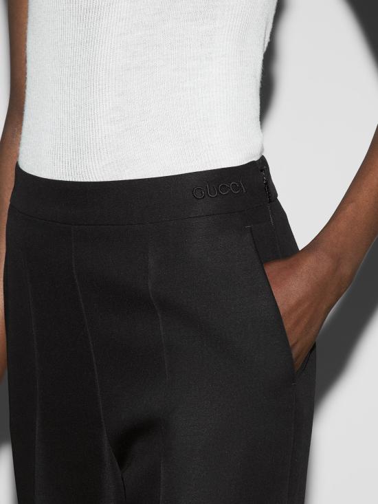 24FW 구찌 스트레이트 팬츠 800108ZARRR 1000 Black - GUCCI