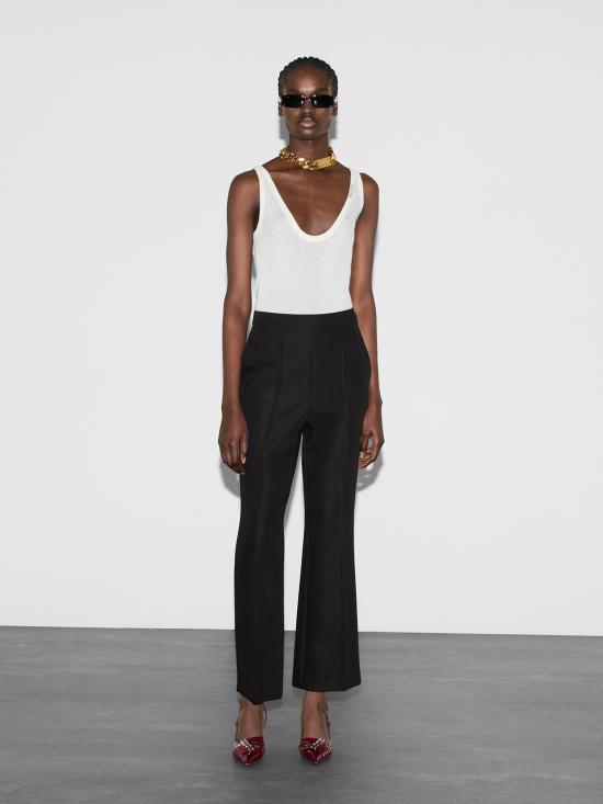 24FW 구찌 스트레이트 팬츠 800108ZARRR 1000 Black - GUCCI