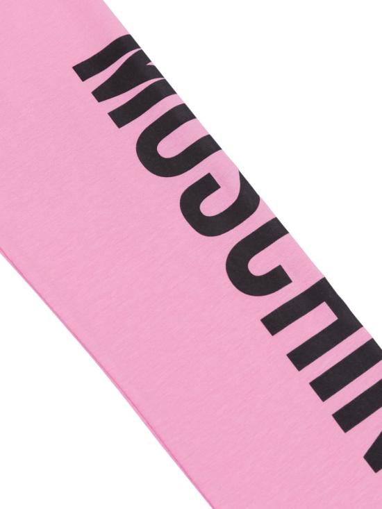 24FW [주니어] 모스키노 레깅스 HDP067LBA11 50243 Pink - MOSCHINO