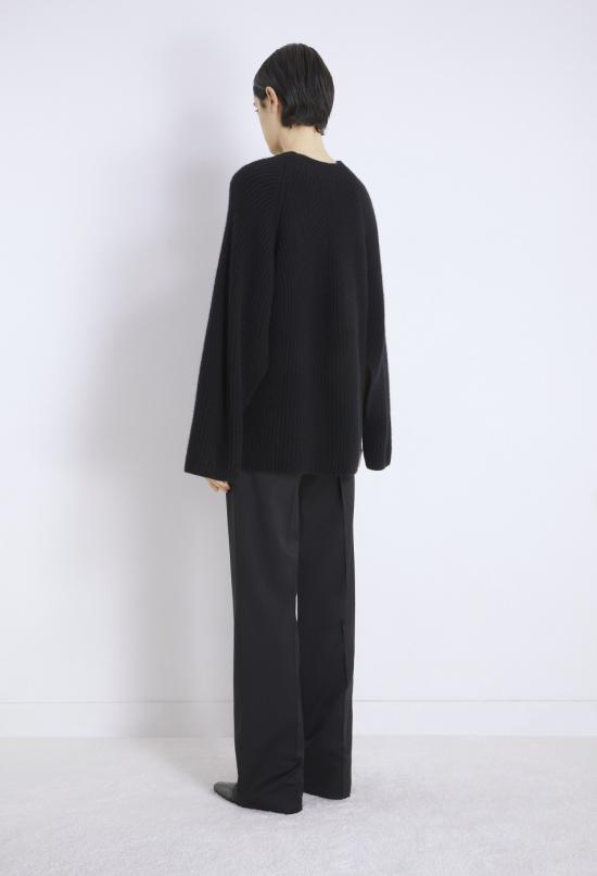  루루 드 세종 스웨터 KAWA BLACK Black - LOULOU DE SAISON