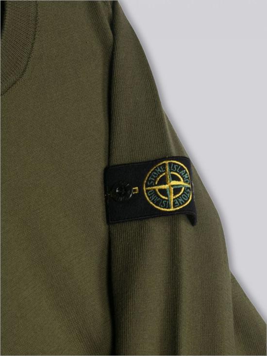 25FW [키즈] 스톤 아일랜드 풀오버 501B2 V0058 Military - STONE ISLAND