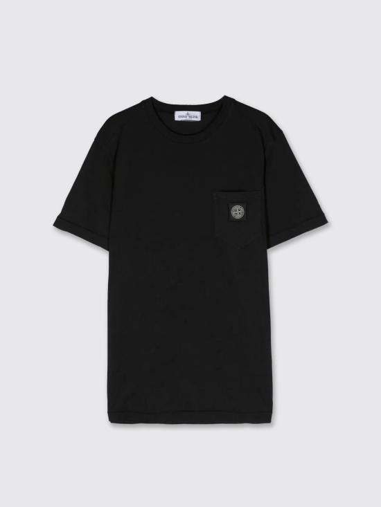 25FW [키즈] 스톤 아일랜드 티셔츠 20347 V0029 Black