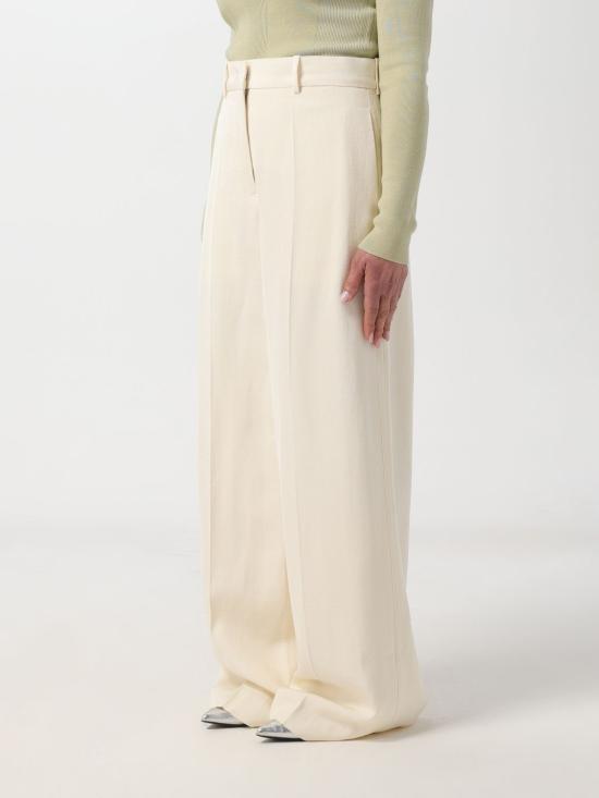 25FW 질샌더 팔라초 팬츠 J01KA0141J65005 105 White - JIL SANDER