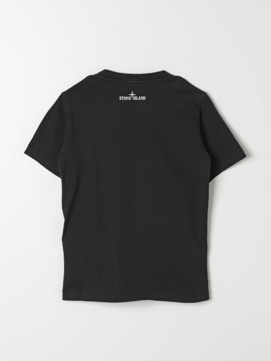 25FW [키즈] 스톤 아일랜드 티셔츠 21072 V0029 Black - STONE ISLAND
