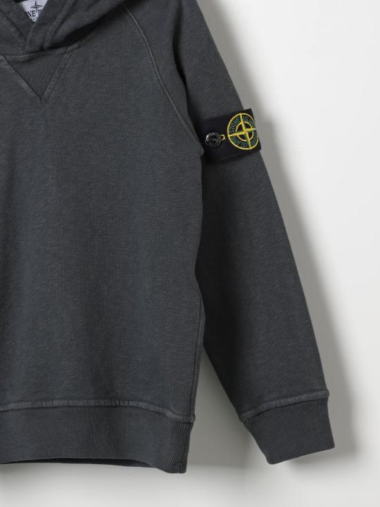  [키즈] 스톤 아일랜드 트레이닝 상의 60460 V0163 Grey - STONE ISLAND