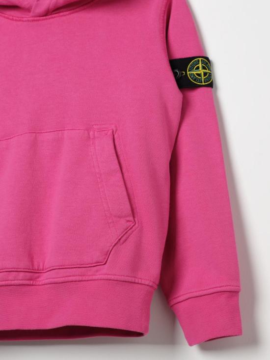 25FW [키즈] 스톤 아일랜드 트레이닝 상의 61640 V0087 Fuchsia - STONE ISLAND
