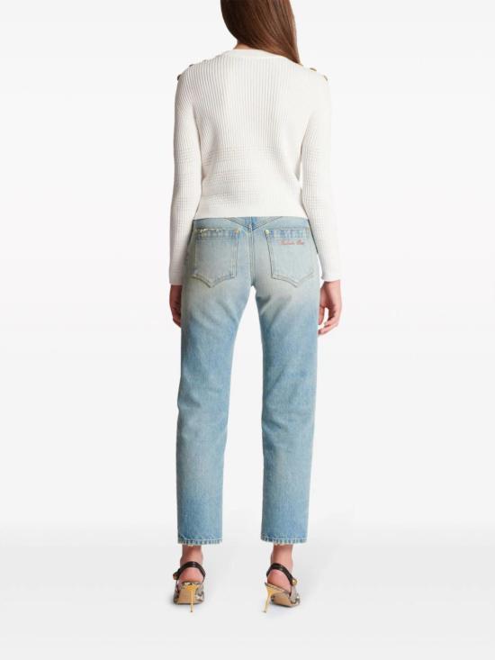  발망 스웨터 CF1KA003KF24 0FA White - BALMAIN