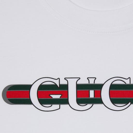 24FW 구찌 반팔 티셔츠 787299XJGNW 9074 White - GUCCI
