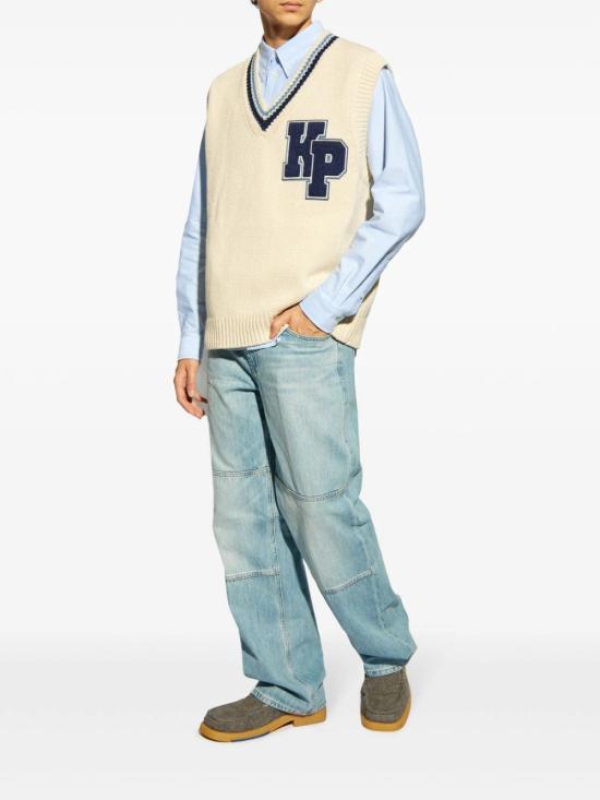 24FW 겐조 니트 베스트 FE65PU4753CH 02 - KENZO