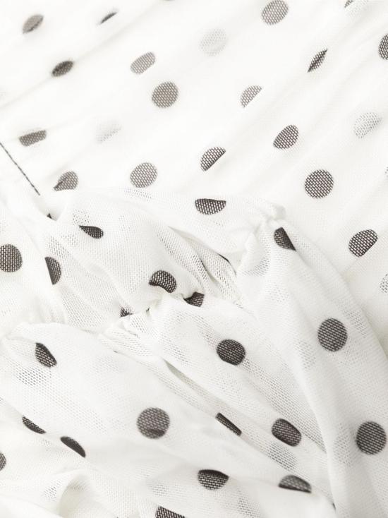  셀프 포트레이트 블라우스 PF23014TW MONOCHROME White - SELF PORTRAIT