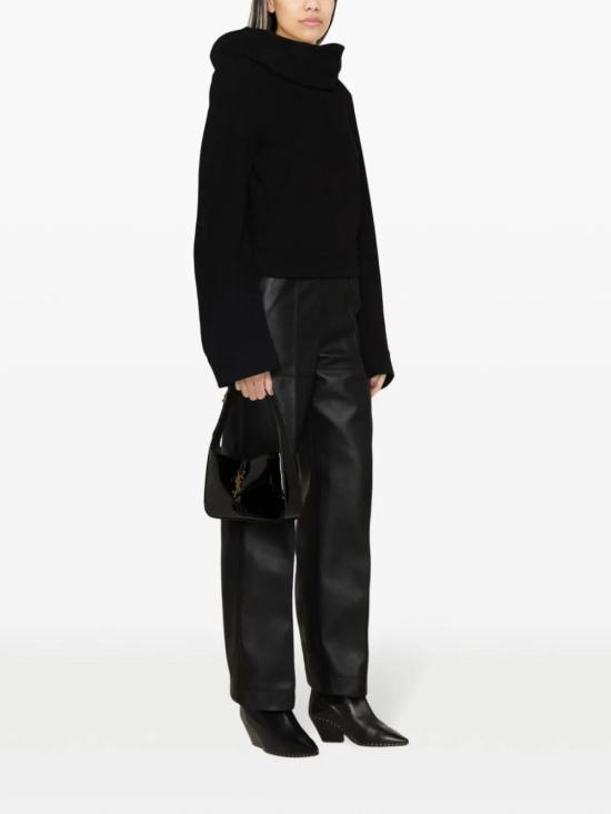  생로랑 후드 티셔츠 762962Y36SW 1000 Black - SAINT LAURENT