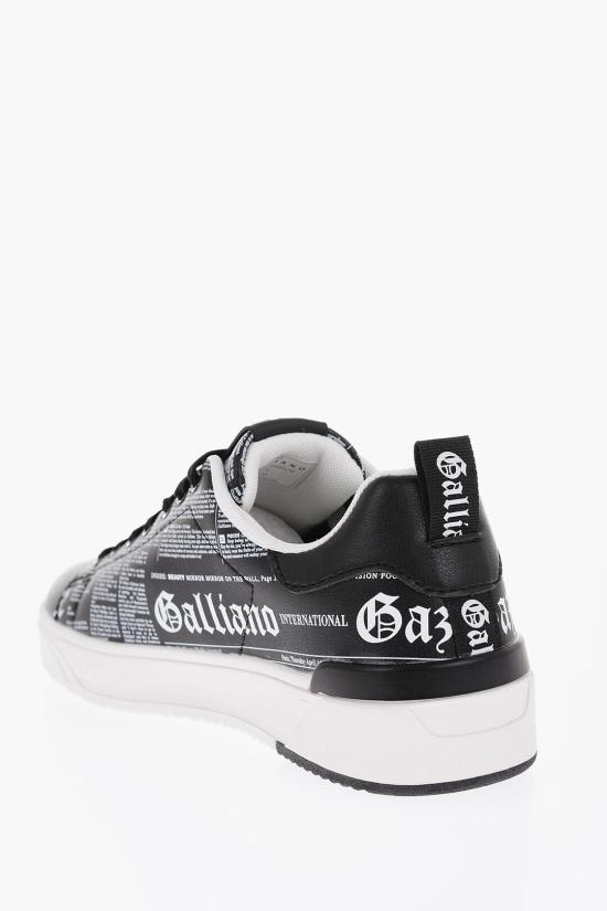  존 갈리아노 스니커즈 15605 CP B Bianco Nero - JOHN GALLIANO