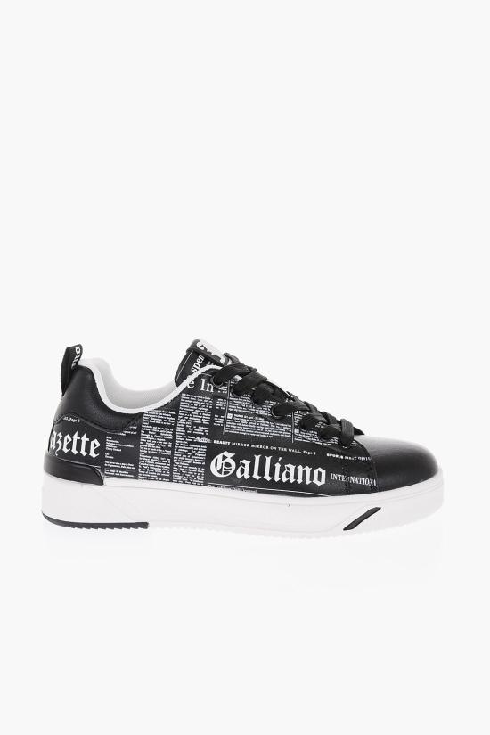  존 갈리아노 스니커즈 15605 CP B Bianco Nero - JOHN GALLIANO