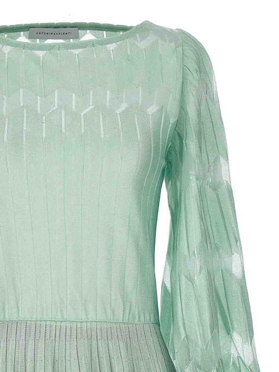 24FW 안토니오발렌티 롱 원피스 7280AV297 Green - ANTONINO VALENTI