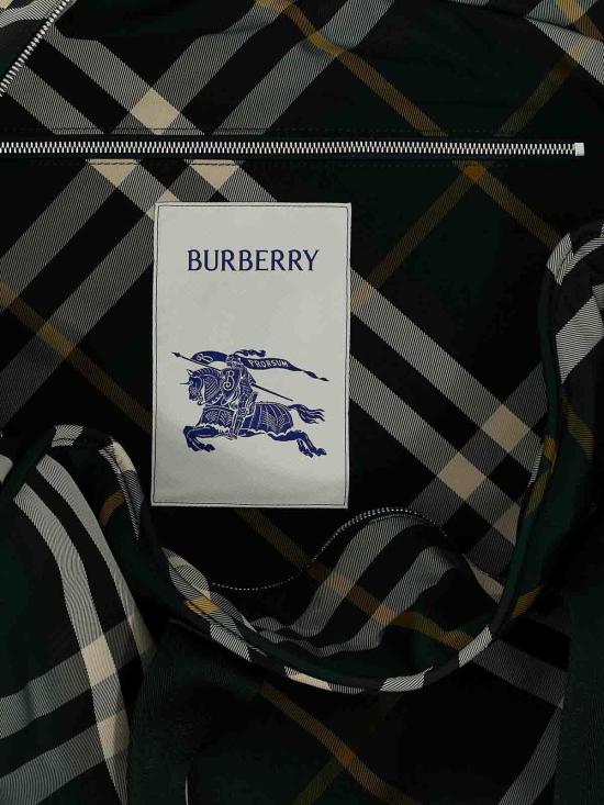 24FW 버버리 라지 쉴드 토트  8083439 Green - BURBERRY