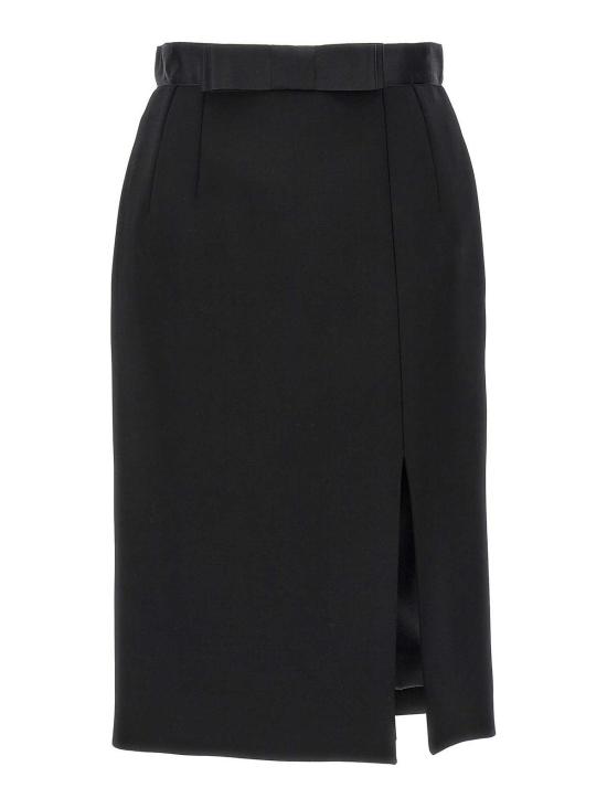  돌체앤가바나 미디 스커트 F4CVBTFUBF1N0000 Black