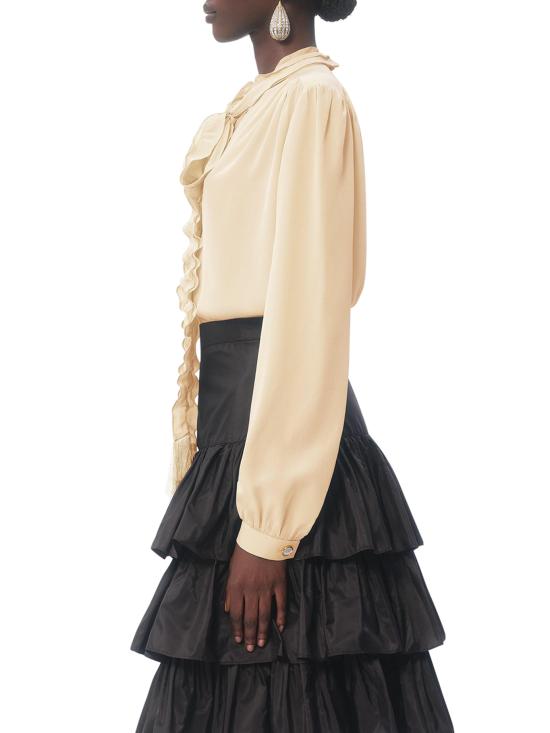 25SS 발렌티노 가라바니 블라우스 6B3AB77590FET5 BETULLA Nude Neutrals - VALENTINO GARAVANI