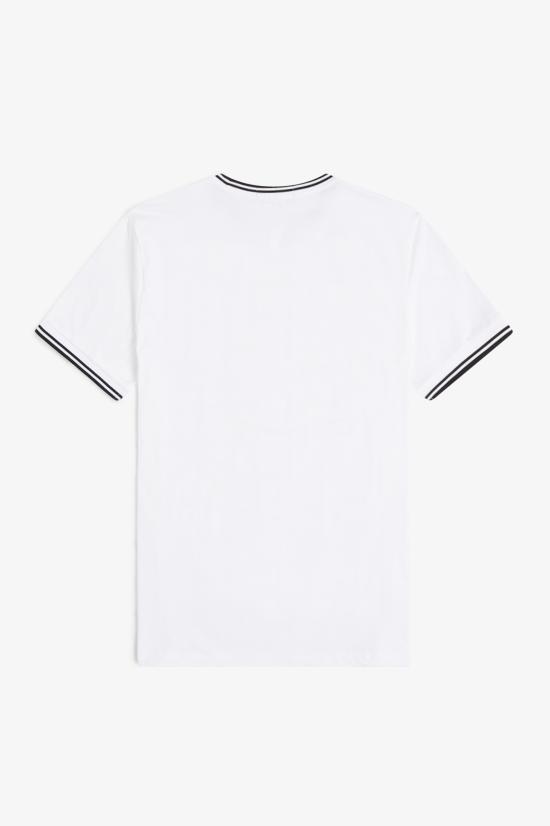  프레드페리 반팔 티셔츠 M1588 100 White - FRED PERRY