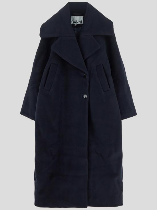 24FW 가니 코트 F9573 683 Skycaptain