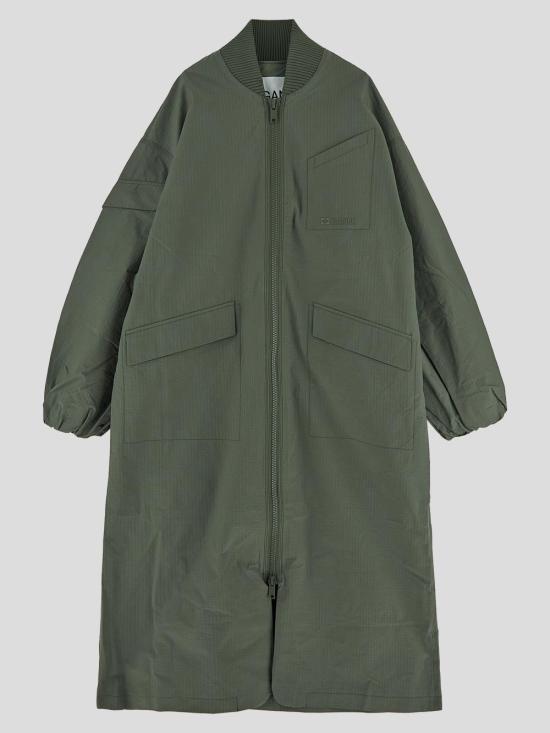 24FW 가니 코트 F9717 370 Beetle