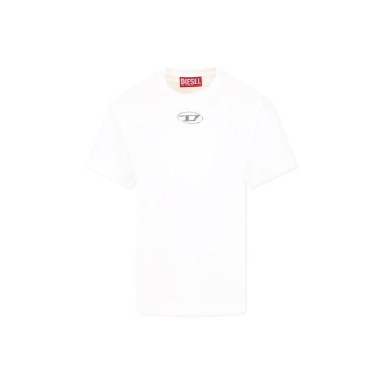 25FW [키즈] 디젤 티셔츠 J02022 00YI9 K100 WHITE