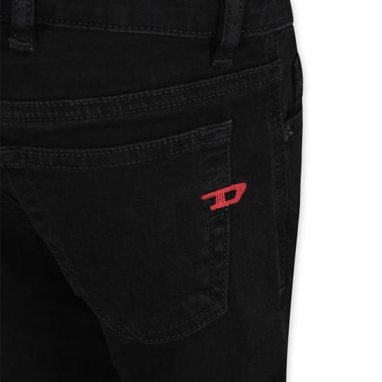 26SS [키즈] 디젤 스트레이트 팬츠 J00807 KXBB1 K02 BLACK - DIESEL