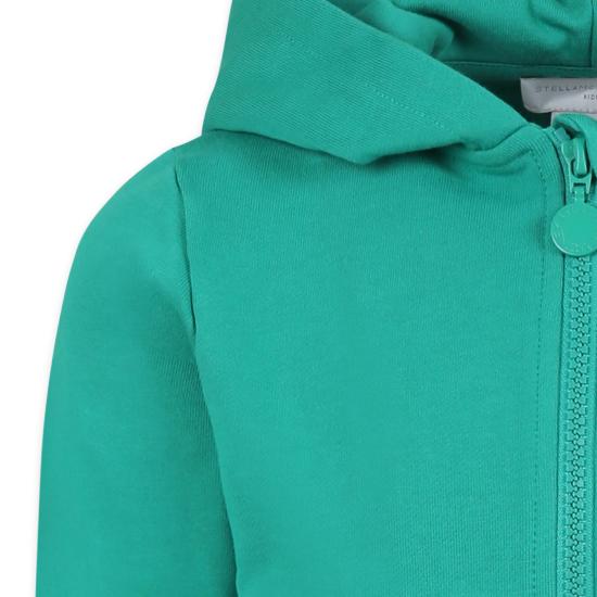 25SS [키즈] 스텔라 맥카트니 니트/스웻셔츠 TW4P50 Z0499 752 GREEN - STELLA MCCARTNEY