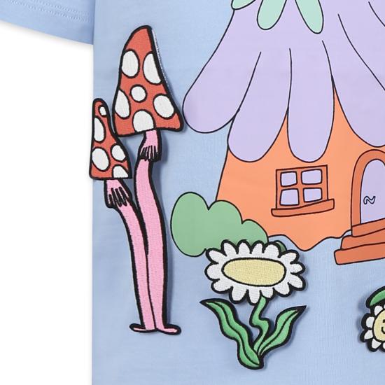 25SS [키즈] 스텔라 맥카트니 티셔츠 TW8A51 Z0434 652 LIGHT BLUE - STELLA MCCARTNEY