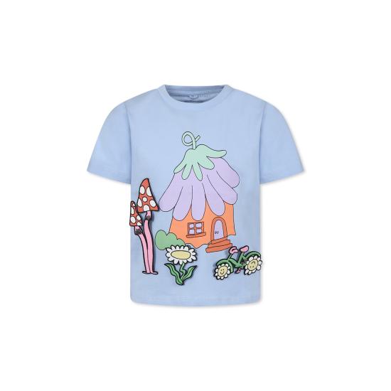 25SS [키즈] 스텔라 맥카트니 티셔츠 TW8A51 Z0434 652 LIGHT BLUE