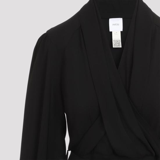 24FW 파투 롱 원피스 DR1450193 999 Black - PATOU