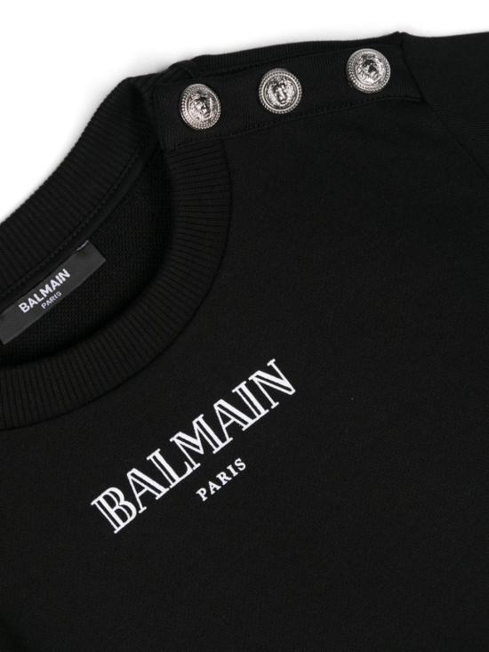 24FW [키즈] 발망 트레이닝 상의 BV4Q10Z1753 930BC - BALMAIN