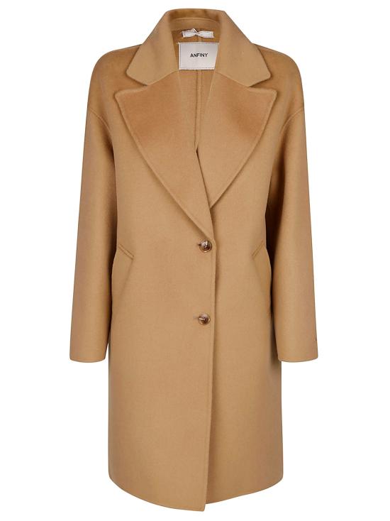 24FW ANFINY 코트 FPDCP0371T0603AF01 0028 PEANUT