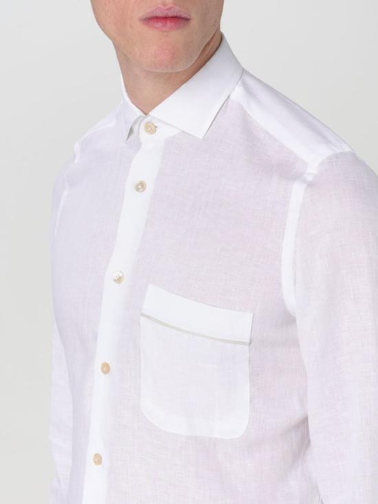  일레븐티 긴팔 셔츠 I75CAMI13TES0I167 01 White - ELEVENTY