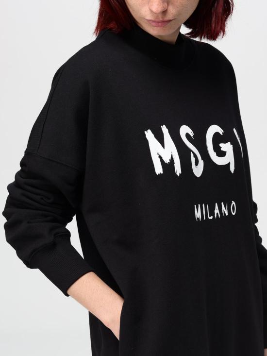 24FW 엠에스지엠 미디 원피스 2000MDA511200000 99 Black - MSGM