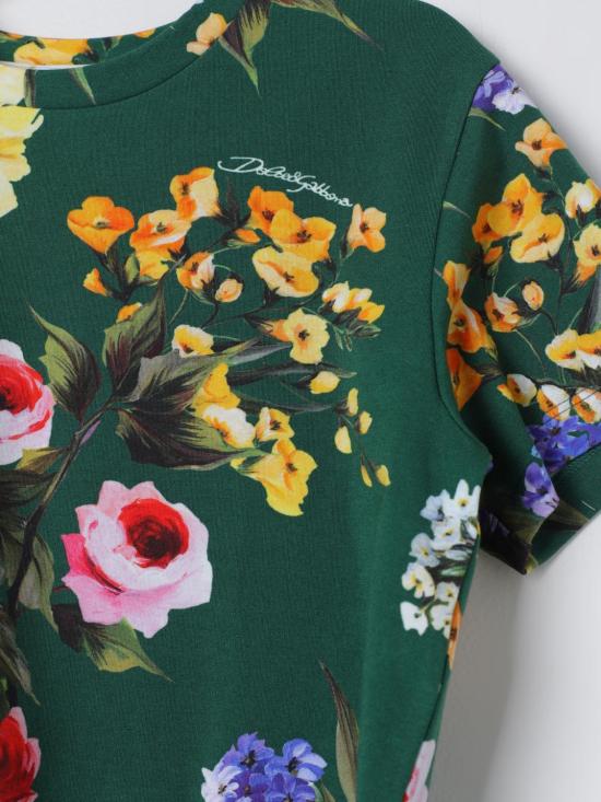 25FW [키즈] 돌체앤가바나 티셔츠 L5JTNDFSG8Q HV4YB Multicolor - DOLCE & GABBANA