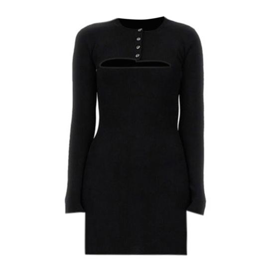 24FW 알렉산더 왕 원피스 1KC3246059 001 BLACK - ALEXANDER WANG