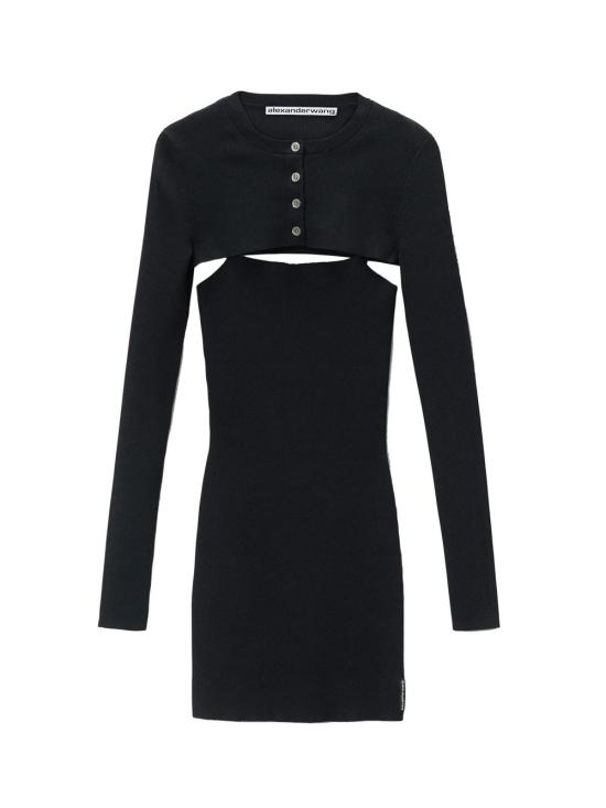 24FW 알렉산더 왕 원피스 1KC3246059 001 BLACK