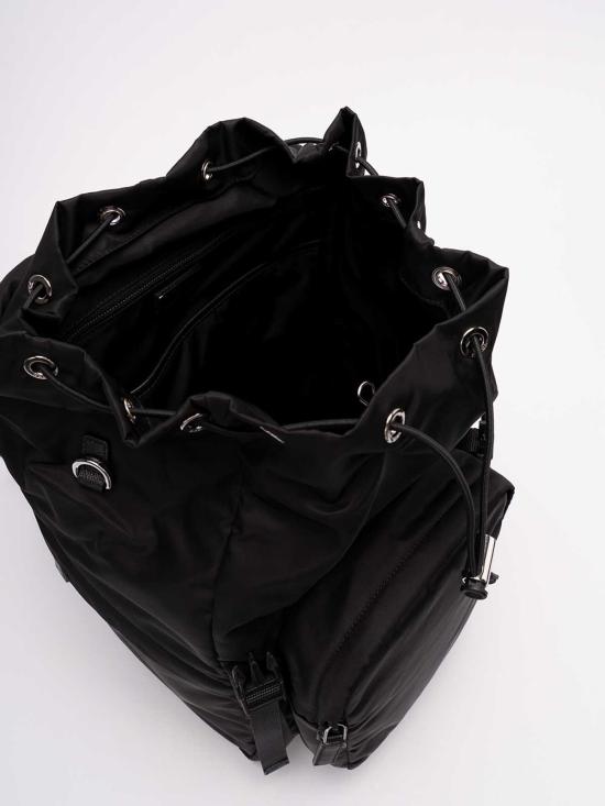 26FW 프라다 리나일론 앤 사피아노 백팩 2VZ1352DMGVHOLF0002 Black - PRADA