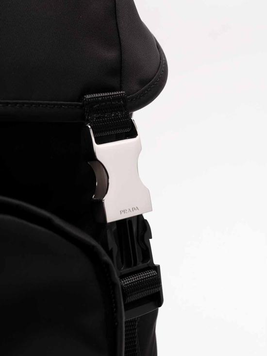 26FW 프라다 리나일론 앤 사피아노 백팩 2VZ1352DMGVHOLF0002 Black - PRADA