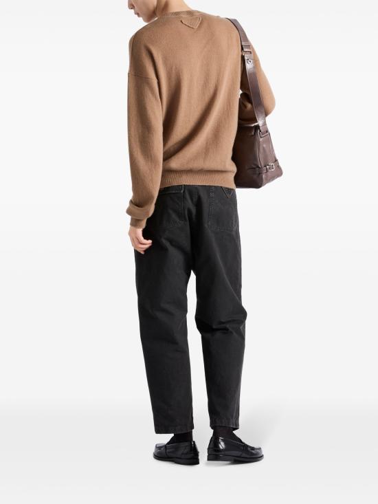 25SS 프라다 스트레이트 팬츠 SPH448SOOO16A7 F0002 NERO - PRADA