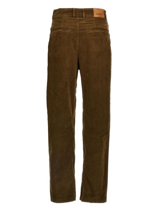 24FW 이자벨마랑 스트레이트 팬츠 PA0432FBB4G03I 67KI KHAKI - ISABEL MARANT