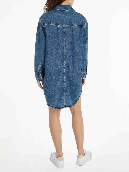 24FW 타미힐피거 셔츠 WW0WW406551A6 Dark Wash - TOMMY HILFIGER