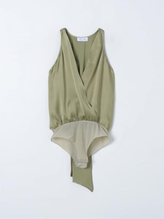  블루마린 민소매 티셔츠 2C242A N04A1 verde - BLUMARINE