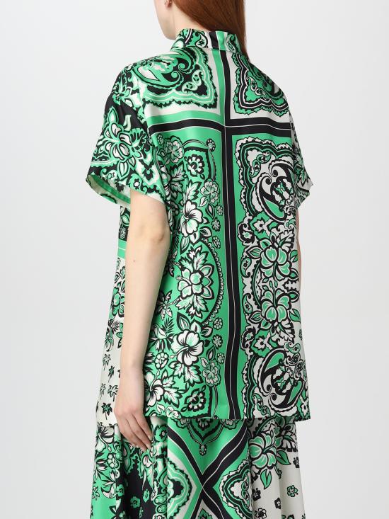  레드발렌티노 블라우스 2R0AAE256SN 505 verde - RED VALENTINO