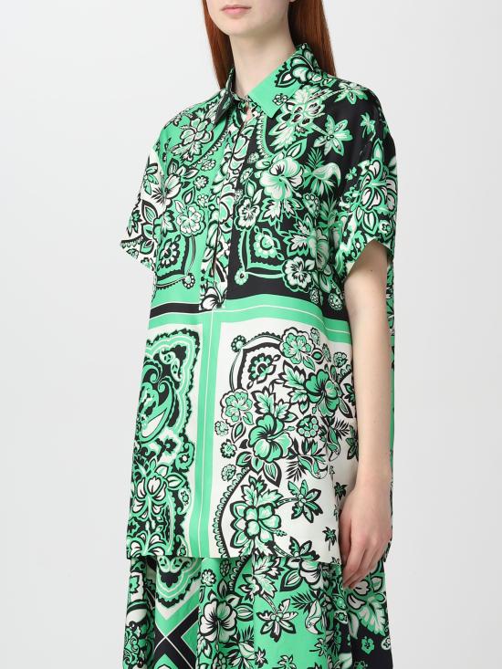  레드발렌티노 블라우스 2R0AAE256SN 505 verde - RED VALENTINO