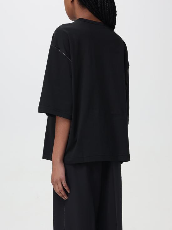  파비아나 필리피 반팔 티셔츠 JED264F096D616 825 nero - FABIANA FILIPPI