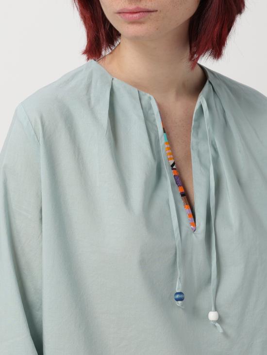  바잘 디럭스 블라우스 S9532500 259 azzurro - BAZAR DELUXE