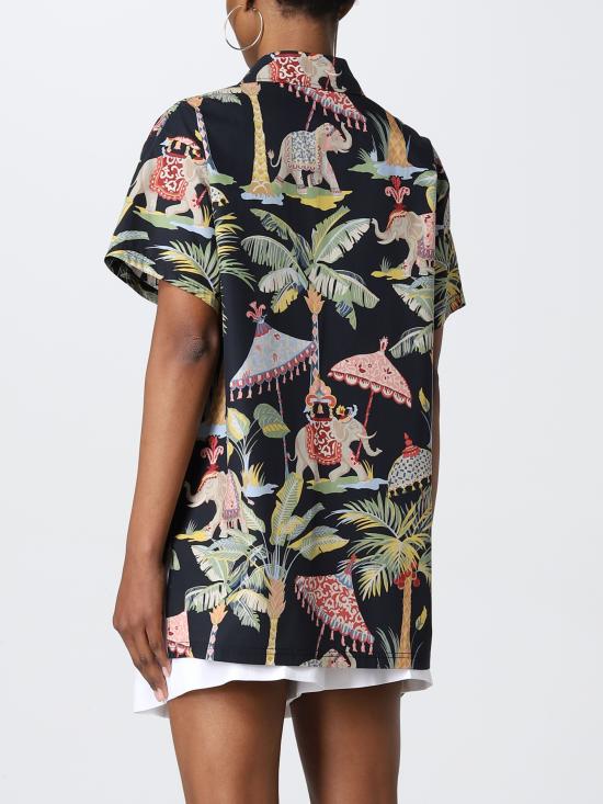  레드발렌티노 블라우스 XR0AAD256ET 0NO nero - RED VALENTINO